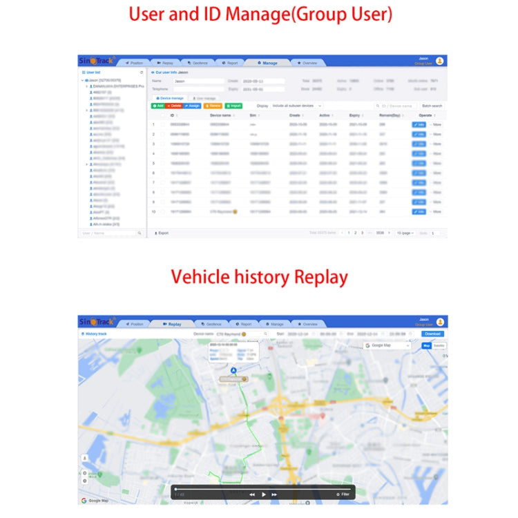 SinoTrack GPS Vehicle-Mounted Motorcycle Car Positioning Tracker