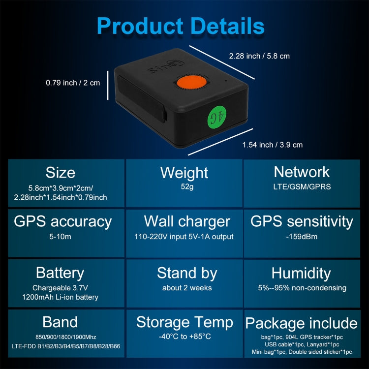 SinoTrack Car GPS Positioning Anti-Theft Device For Elderly, Children Pets