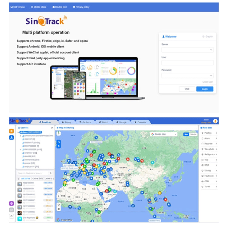 SinoTrack Car GPS Positioning Anti-Theft Device For Elderly, Children Pets