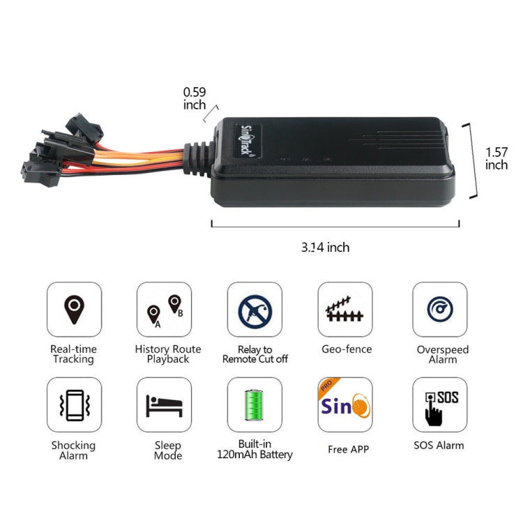 SinoTrack 2G Car Motorcycle GPS Locator