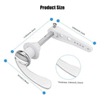 Toilet Flush Handle Replacement Toilet Hand Zinc Alloy Bathroom Accessories — view 3