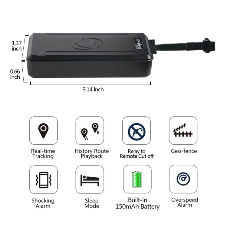 SinoTrack 4G+2G GPS Car Motorcycle Tracking Anti-theft Locator