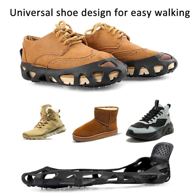 30 Point Cleats Crampons Spikes for Walking, Jogging, Hiking, Mountaineering Ice Snow Grips