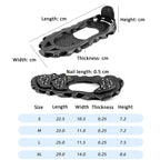 30 Point Cleats Crampons Spikes for Walking, Jogging, Hiking, Mountaineering Ice Snow Grips