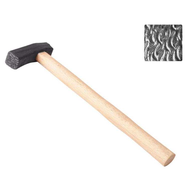 Handmade DIY Square Hammer Gold And Silver Jewelry Texture Hammer — No.9