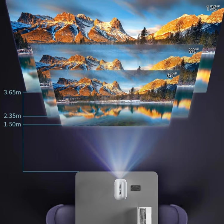 TS-6 Android 11 WiFi6 4K Mini Projector Hidden Lift Gimbal Projector — view 7