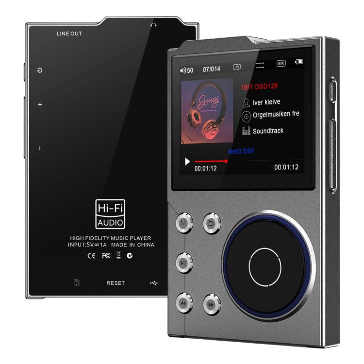 2.4 Inch HIFI Bluetooth Music Player DSD256 Mastering Sound Quality Walkman — 16GB+8GB