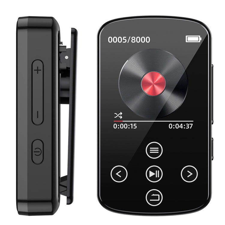 MP3 Bluetooth Music Player HIFI Sports Clip Touch Screen MP4 — No TF Card