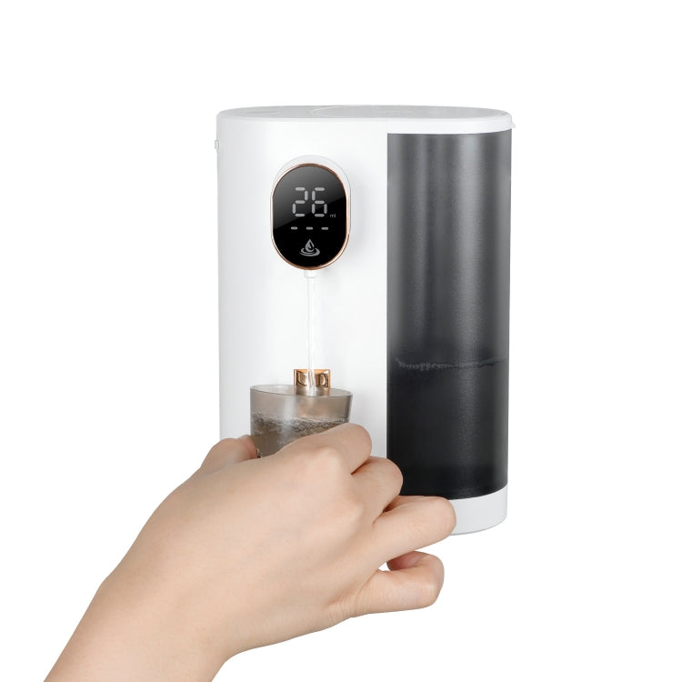 600ml Automatic Mouthwash Dispenser 4 Levels Quantitative with 2 Cups — S9 White