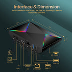 R69PLUS Allwinner H728 Octa-Core ARM Cortex A55 Android 14 Network Box Player — view 10