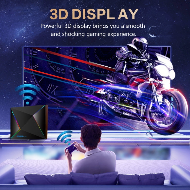 R69PLUS Allwinner H728 Octa-Core ARM Cortex A55 Android 14 Network Box Player — view 17