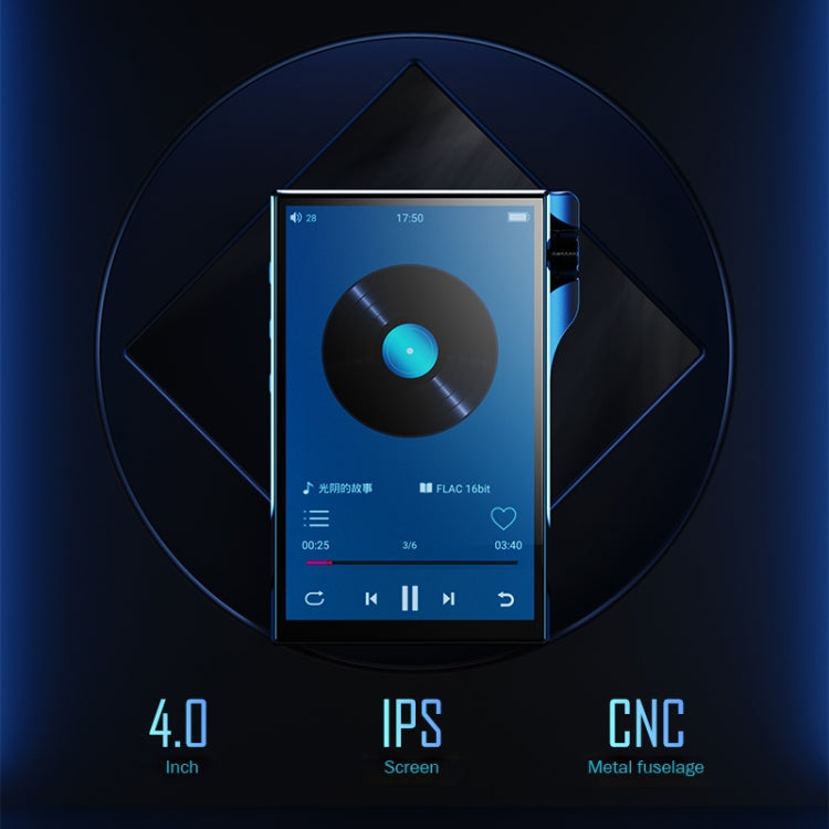 4.0 Inch Touch MP3 DSD Hard Resolution Mastering Grade Music Player