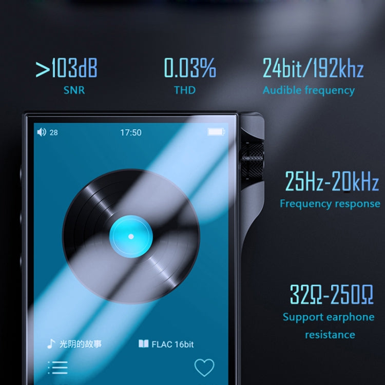 4.0 Inch Touch MP3 DSD Hard Resolution Mastering Grade Music Player