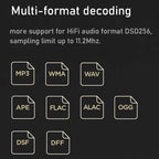 HiFi Lossless Music Player Mastering DSD256 Hard Decoding MP3