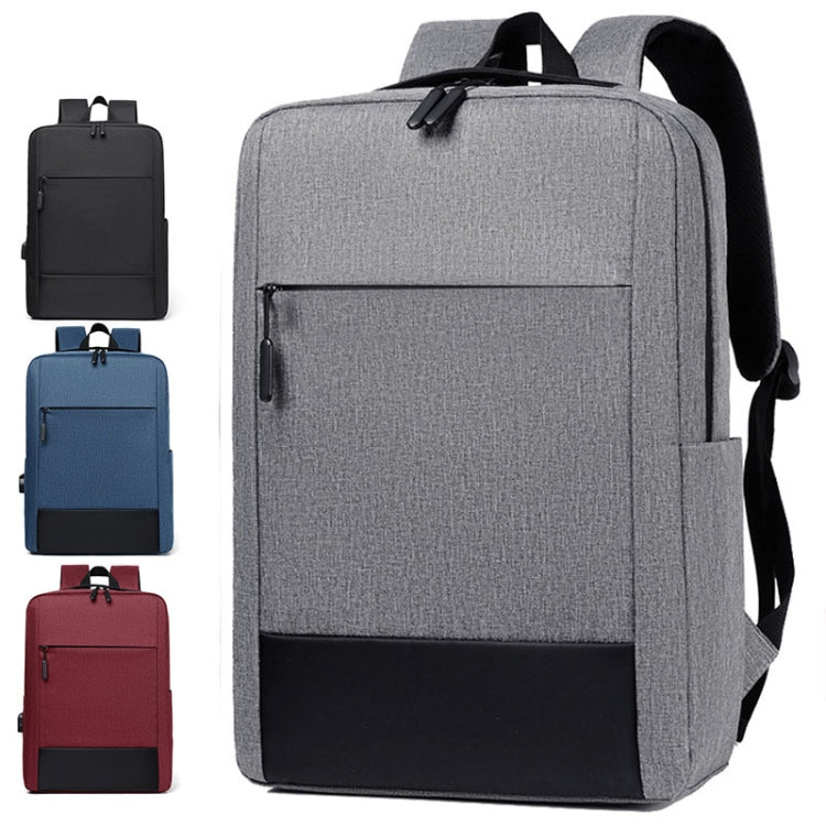 Large-capacity Travel Business Waterproof Laptop Backpack — Blue