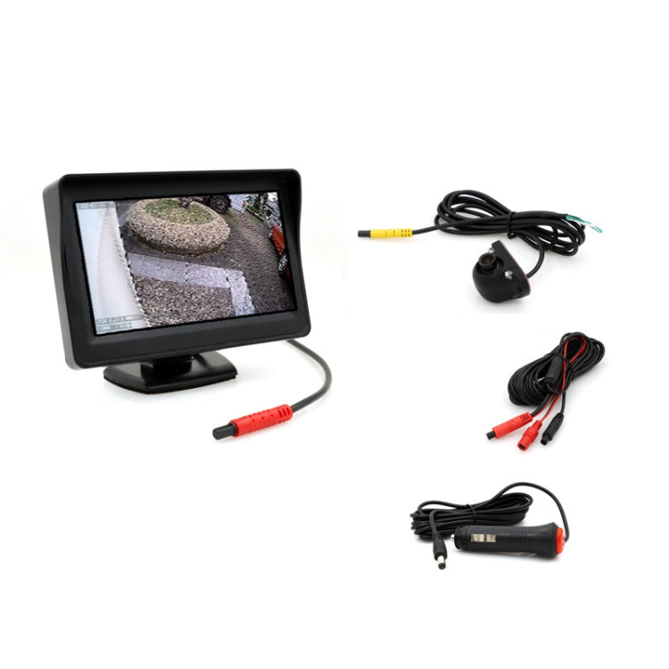 5 Inch Carplay Portable Surveillance Video Car Display — Folding Screen + Two-way Camera