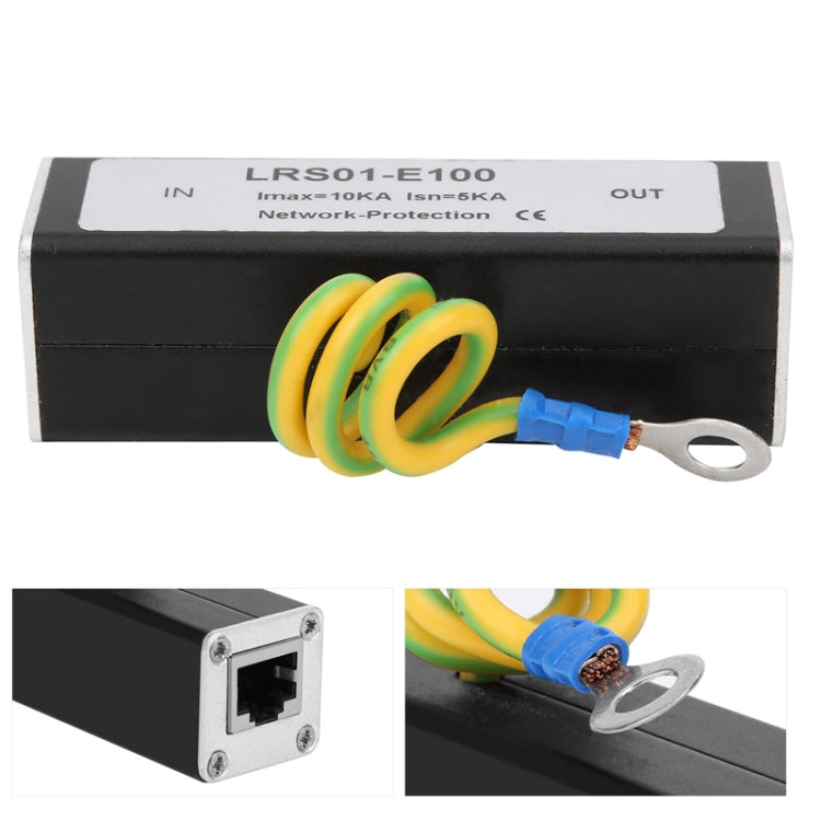 RJ45 Connector Network Surveillance Video Signal Thunderbolt Protector