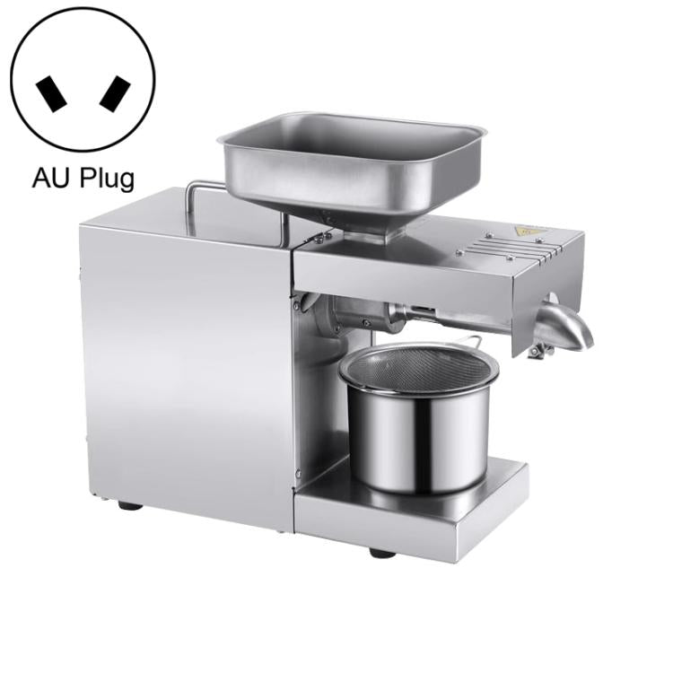 Household Small Automatic Stainless Steel Hot And Cold Oil Press Machine — US Plug