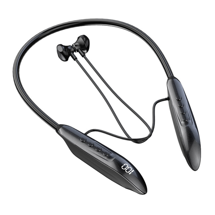 M518P Running Sports Long Standby Semi-In-Ear Neck-Hanging Digital Bluetooth Earphone