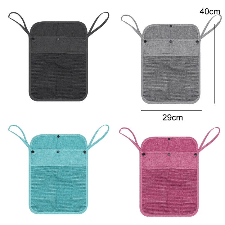 Baby Stroller Bag Mobile Phone Tissue Storage Bag — Blue