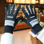 Winter Ski Velvet Warm Gloves Touch Screen Outdoor Riding Waterproof Windproof Gloves