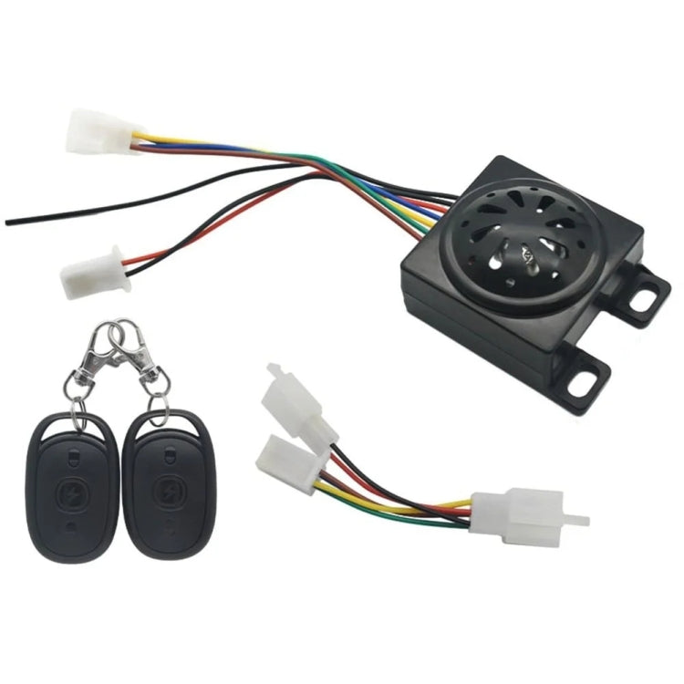 48-72V Electric Motorcycle One-Button Start Remote Lock Anti-Theft Alarm — Two-wheeler