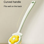 Household Bathroom Long Handle Soft Bristle Flower Shower Brush — view 5