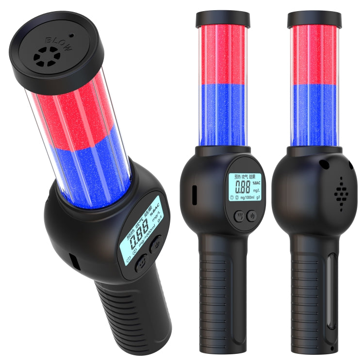 Portable Personal Alcohol Tester High-precision Breathalyzer with Alarm Light