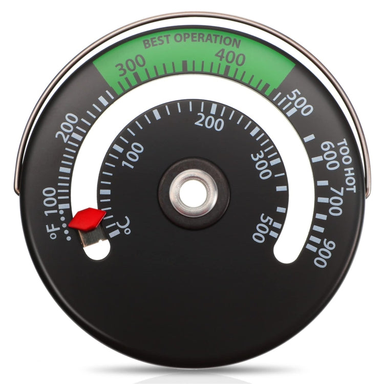 Magnetic Fireplace Thermometer Temperature Monitor