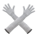1pair Extended Anti-Cut Sleeve Gloves HPPE Anti-Scratch Arm Guard Anti-Bite Labour Gloves