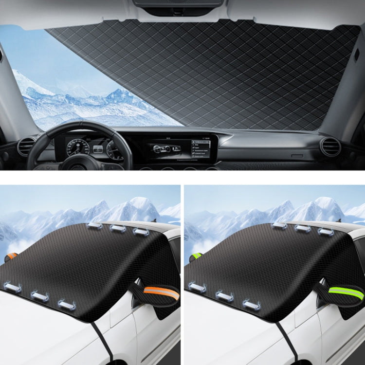 Car Magnetic Front Sunscreen Waterproof Thick Snow Shield
