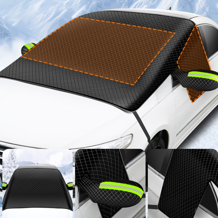 Car Magnetic Front Sunscreen Waterproof Thick Snow Shield