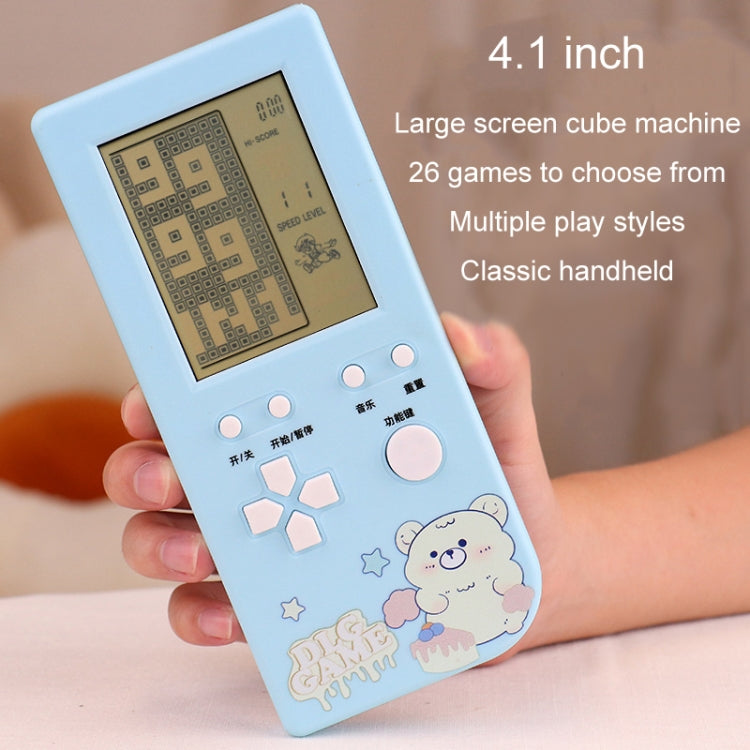 4.1 Inch Cartoon Big Screen Handheld Electronic Game Machine Kids Game Console Toy
