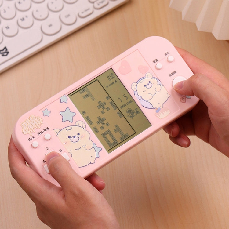 4.1 Inch Cartoon Big Screen Handheld Electronic Game Machine Kids Game Console Toy