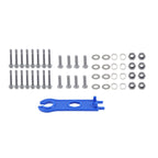RV Yacht Solar Panel Z-Shaped Aluminum Alloy Bracket, 57pcs /Set