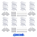 RV Yacht Solar Panel Z-Shaped Aluminum Alloy Bracket, 113pcs /Set