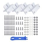RV Yacht Solar Panel Z-Shaped Aluminum Alloy Bracket, 113pcs /Set