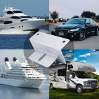 RV Yacht Solar Panel Z-Shaped Aluminum Alloy Bracket, 113pcs /Set
