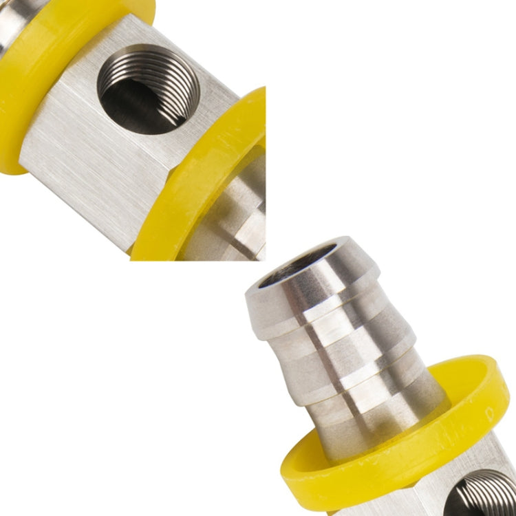 Fuel Pipe Fuel Pressure NPT Sensor T-type Barbed Connector