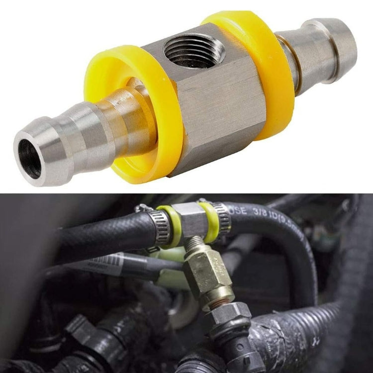 Fuel Pipe Fuel Pressure NPT Sensor T-type Barbed Connector