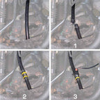 Fuel Pipe Fuel Pressure NPT Sensor T-type Barbed Connector