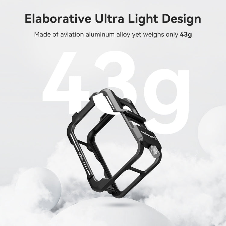 aMagisn Essential Ver Metal Rabbit Cage for GoPro HERO13 Black / HERO12 Black / HERO11 Black / HERO10 Black / HERO9 Black