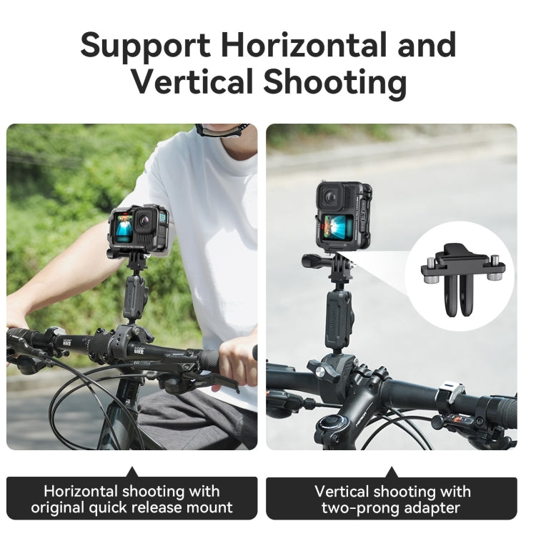aMagisn Essential Ver Metal Rabbit Cage for GoPro HERO13 Black / HERO12 Black / HERO11 Black / HERO10 Black / HERO9 Black