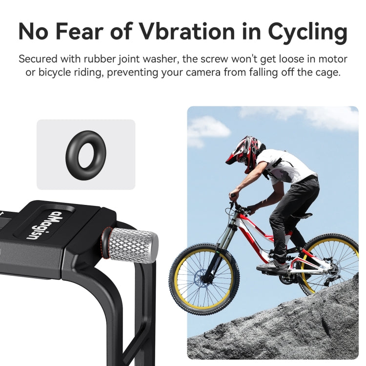 aMagisn Essential Ver Metal Rabbit Cage for GoPro HERO13 Black / HERO12 Black / HERO11 Black / HERO10 Black / HERO9 Black