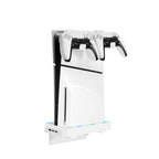 For PS5 Slim Console Wall-mounted Storage Rack With 3 USB2.0 Ports