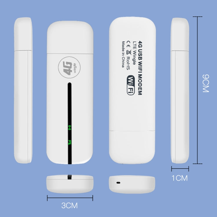 4G WiFi Dongle USB Plug-In Router Mobile Hotspot