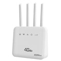 4G CPE WiFi6 Plug-in Wireless Router Dual Port Wireless Hotspot, EU Plug