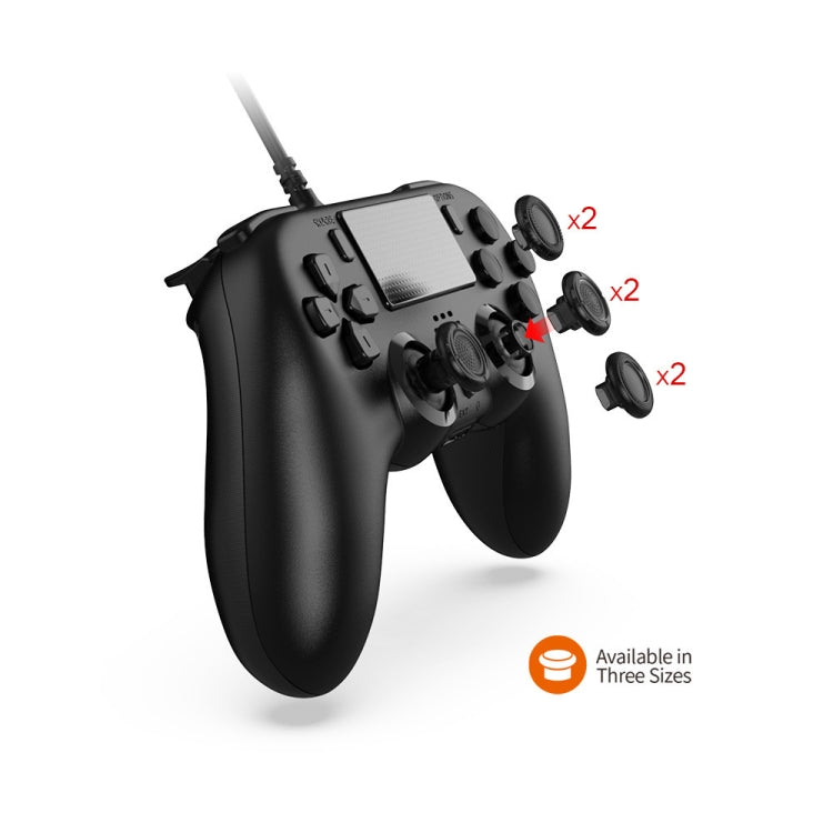 For PS5 / PS5 Slim / PC Wired Controller with Macro Programming Six-axis Gyro — view 4