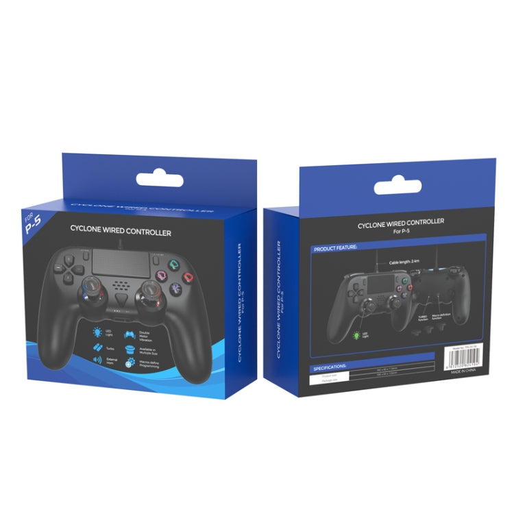 For PS5 / PS5 Slim / PC Wired Controller with Macro Programming Six-axis Gyro — view 8