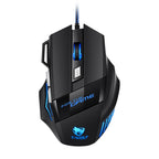 T-WOLF M1 7-keys RGB Atmosphere Light USB Gaming Wired Mouse